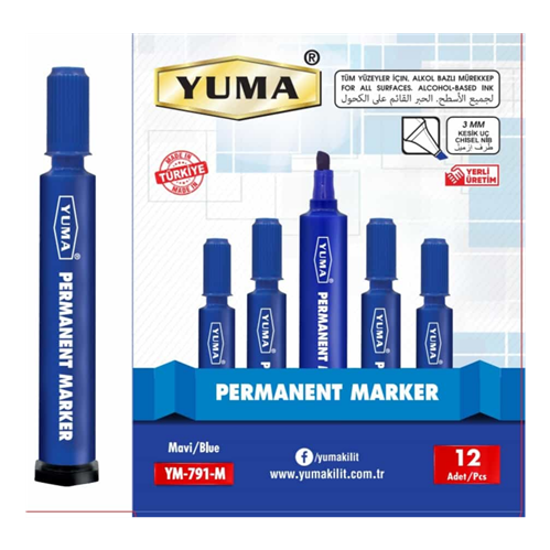 YUMA KOLİ KALEMİ MAVİ